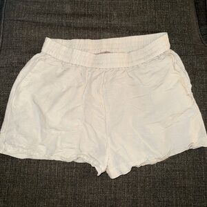 H&M Cream Athletic Shorts